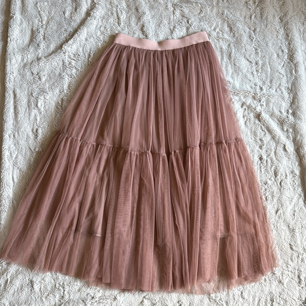 Tulle Midi Skirt